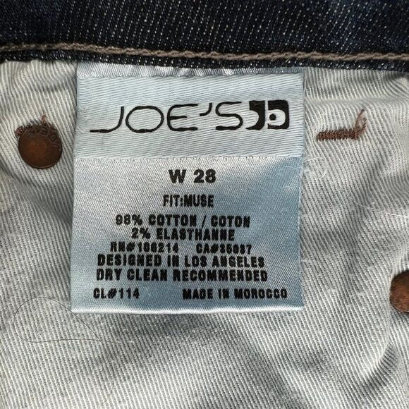 Joe's Jeans Women's Size 28 Thompson Muse Dark Wash Jeans - Picture 12 of 13